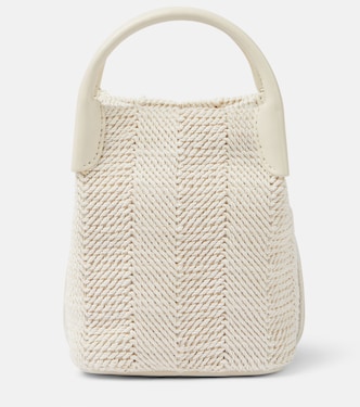 Bale Micro leather-trimmed bucket bag | Loro Piana