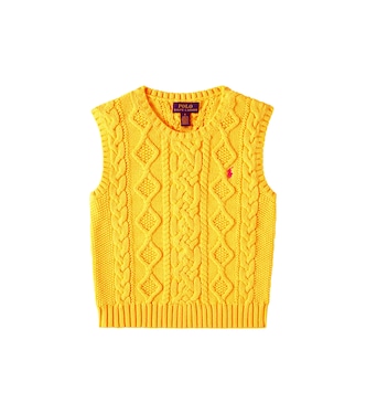 Cotton sweater vest | Polo Ralph Lauren Kids
