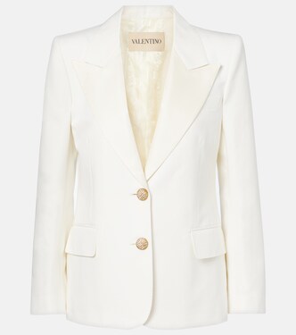 Cotton and linen blazer | Valentino