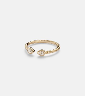 Ring Petite Modern Renaissance® aus 18kt Gelbgold mit Diamanten | David Yurman