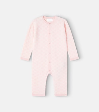 Baby GG wool jacquard onesie | Gucci Kids