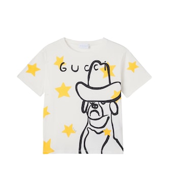 X Euan Roberts T-Shirt aus Baumwolle | Gucci Kids