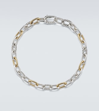 DY Madison® 925 sterling silver and 18kt gold bracelet | David Yurman