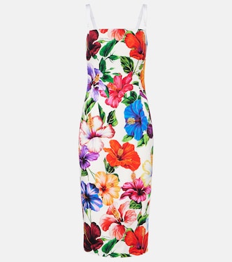 Midikleid aus einem Seidengemisch | Dolce&Gabbana