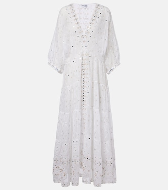 Robe longue en coton à ornements | Juliet Dunn