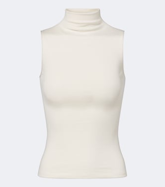 Naomie silk-blend turtleneck top | Ralph Lauren Collection