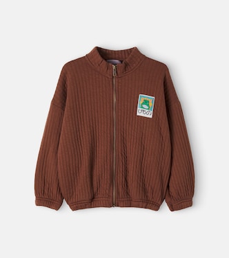 Cotton zip-up sweatshirt | Bobo Choses