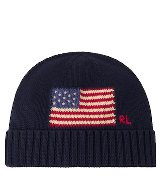 Intarsia cotton beanie  | Polo Ralph Lauren Kids