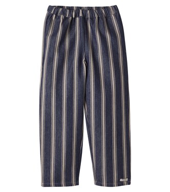 Menno striped cotton pants | Donsje