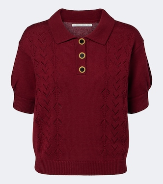 Virgin wool polo sweater | Alessandra Rich