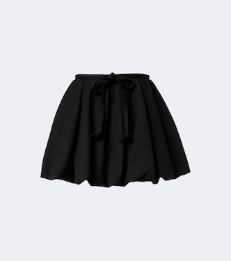 Minifalda en mezcla de lana | Patou