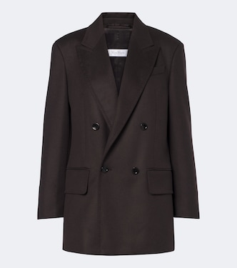 Double-breasted camel hair blazer | Max Mara