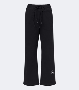 Logo cotton wide-leg sweatpants | Adidas by Stella McCartney