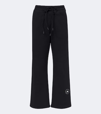 Logo cotton wide-leg sweatpants | Adidas by Stella McCartney