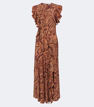 Ameline silk crêpe de chine midi dress | Ulla Johnson