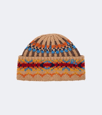 Jacquard wool and cotton-blend beanie | Polo Ralph Lauren
