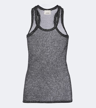 Cevara semi-sheer striped Lurex® tank top | Isabel Marant