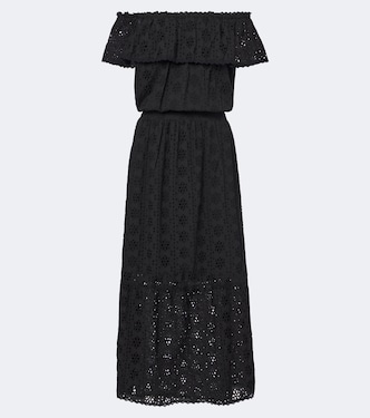 Off-Shoulder-Midikleid Larna aus Baumwolle | Melissa Odabash