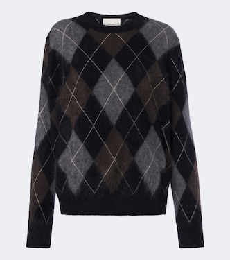 Margy argyle cashmere sweater | Lisa Yang