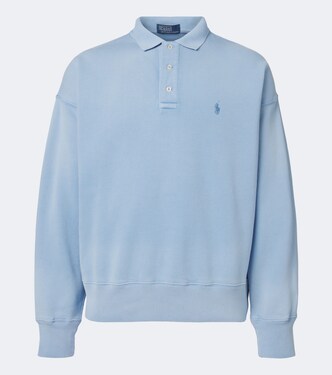 Pony cotton-blend polo sweatshirt | Polo Ralph Lauren