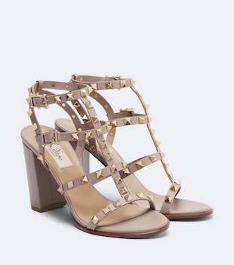 Rockstud leather sandals | Valentino Garavani