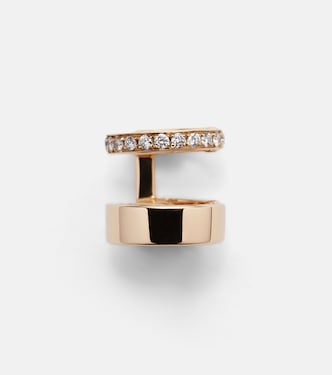 Berbere Module 18-kt rose gold ear cuff with diamonds | Repossi