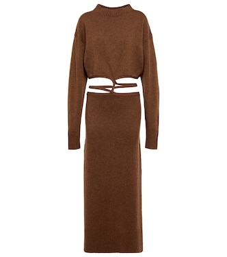 Maxikleid aus Wolle und Kaschmir | Christopher Esber