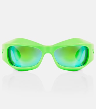 Mirrored oval sunglasses | Bottega Veneta