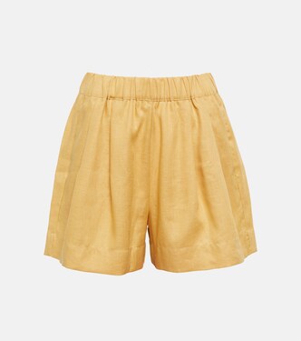 Shorts aus Leinen | Asceno