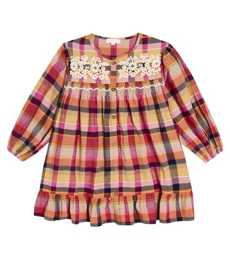 Massilia checked cotton dress | Louise Misha