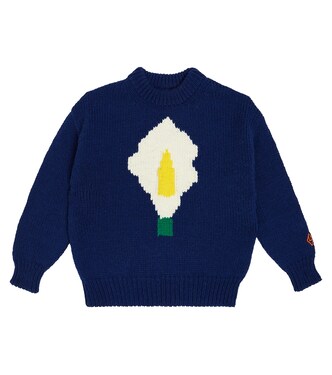 Bull intarsia wool sweater | The Animals Observatory
