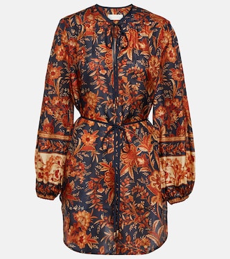 Junie floral silk blouse  | Zimmermann