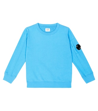 Diagonal Fleece Lens cotton sweatshirt | C.P. Company Kids