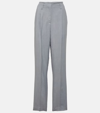 Pantalon droit à taille haute | Brunello Cucinelli