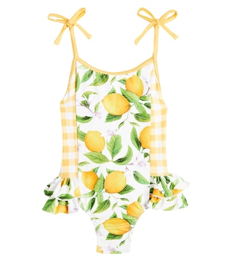 Malaga printed ruffled swimsuit | Suncracy