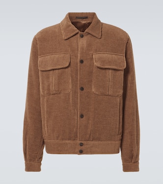 Wool and cashmere velvet blouson | Giorgio Armani