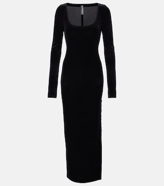 Velvet maxi dress | Norma Kamali