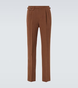 Linen tapered pants | Dunhill