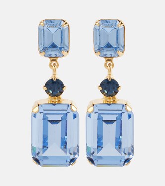Justine gold-plated drop earrings | Jennifer Behr