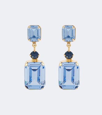 Justine 18kt gold-plated drop earrings | Jennifer Behr