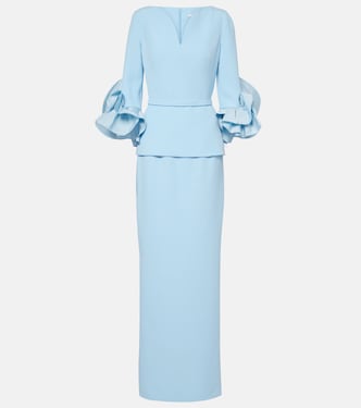 Clemence ruffled crêpe gown | Safiyaa