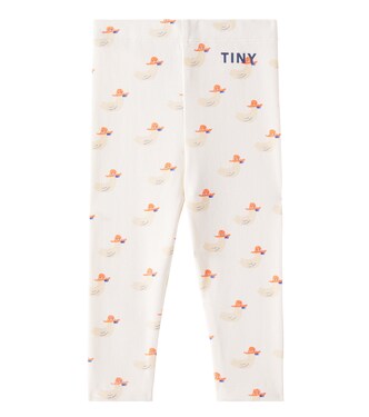 Baby Ducks cotton-blend jersey leggings | Tinycottons