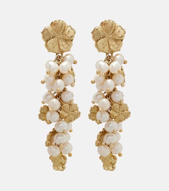 Team Spirit gold-plated earrings | Alémais