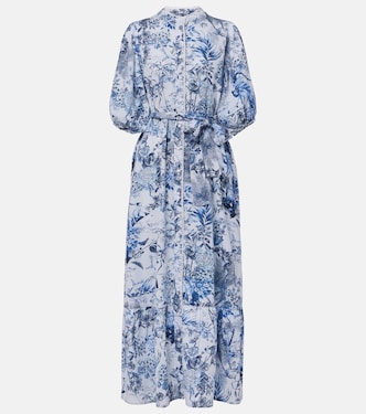 Robe chemise Kitty en coton et lin | Melissa Odabash