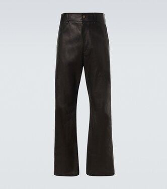 Leather wide-leg pants | Fear of God