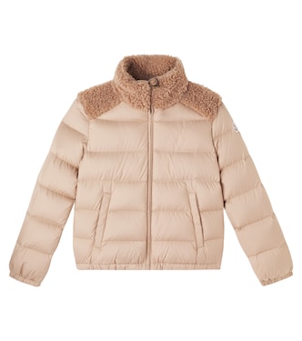 Vard teddy-trimmed down jacket | Moncler Enfant