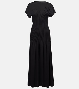 Pleated jersey maxi dress | Toteme