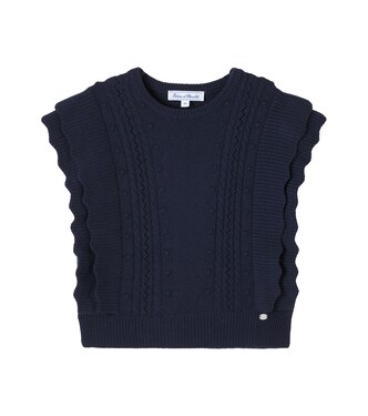 Ruffled sweater vest | Tartine et Chocolat