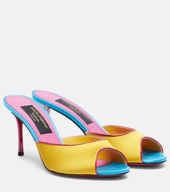 Mules Keira in raso | Dolce&Gabbana