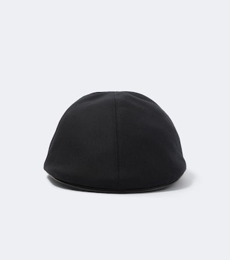Casquette gavroche en laine et cachemire | Giorgio Armani